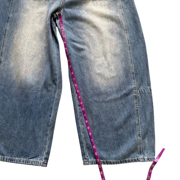 Lov Mor Barrel Jeans Womens size M 8 10 baggy Boho baggy skater hipster retro - Picture 9 of 12